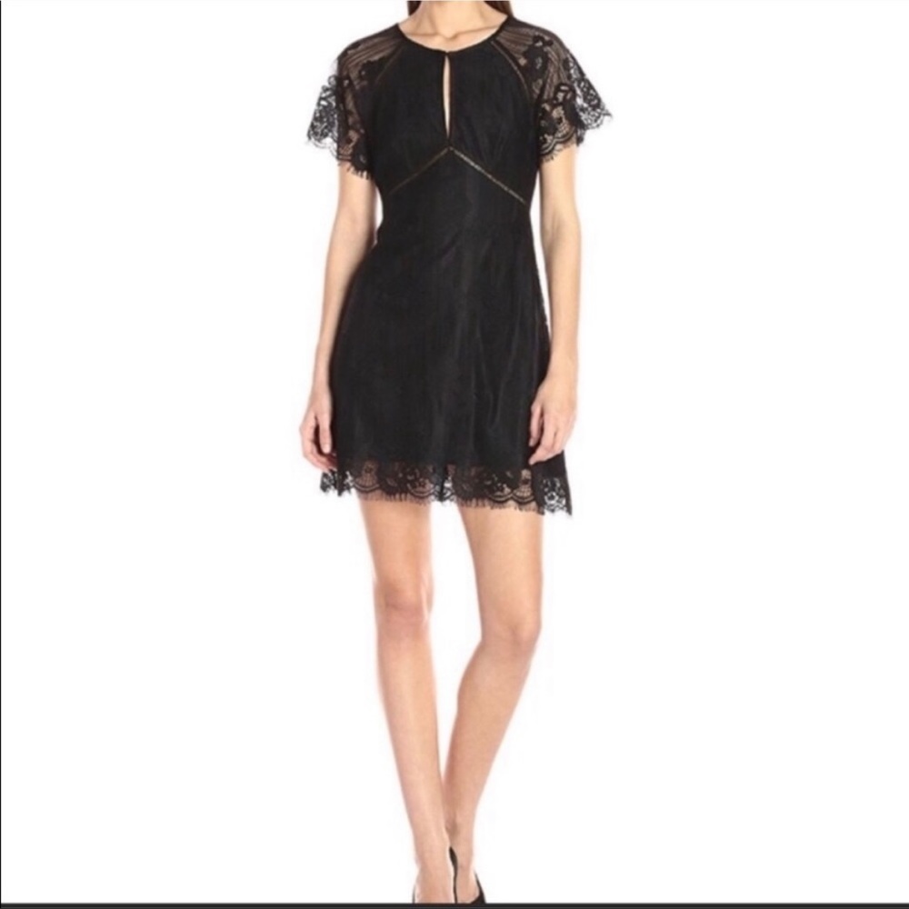 ASTR The Label Shelley Black Lace Dress